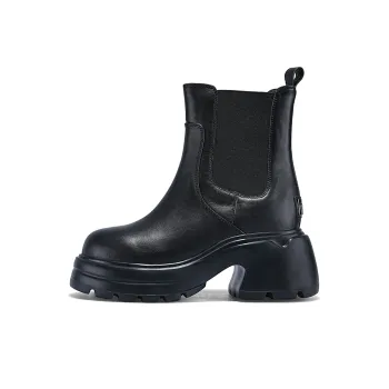 IiJin Short Chelsea Boots Women's Black