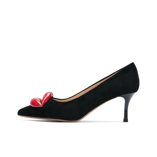 BENATIVE High Heels Women's Low-Top Black