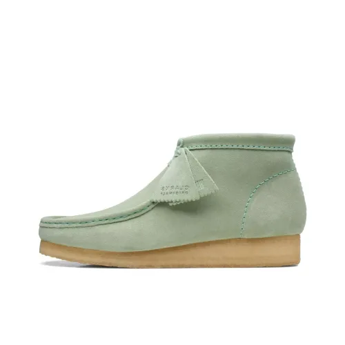 Clarks Wallabee Ankle Boots Men's Green