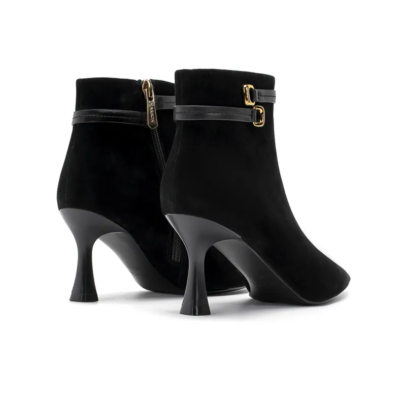 HARSON Ankle Boots 7cm Women's Black-3