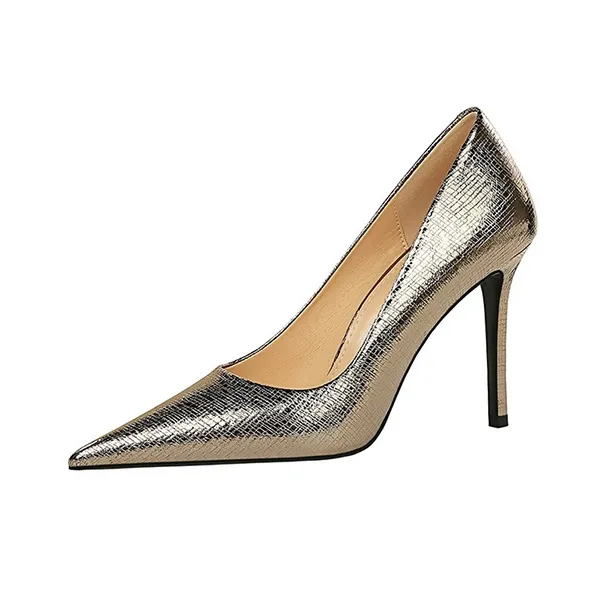 BIGTREE Slim Heel High Heels Women's-3