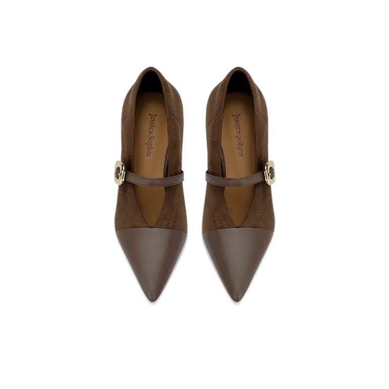 JESSICA SOPHIA Slim Heel High Heels 5.5cm Women's-5