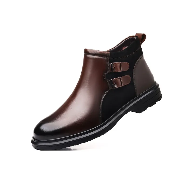 MODENGPAN Ankle Boots 3.5cm Men's-1