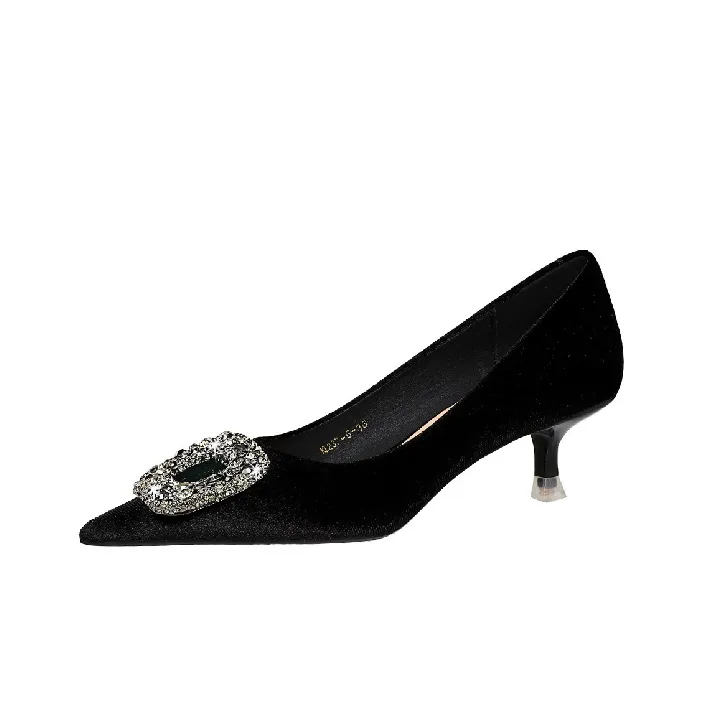 BIGTREE Slim Heel High Heels 4.5cm Women's-0