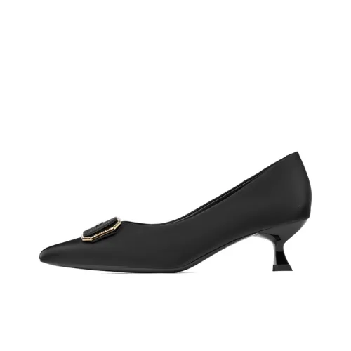 JOSINY Low Vamp Pointed Toe Elegance Unlined Shoes Slim Heel High Heels 5cm Women's