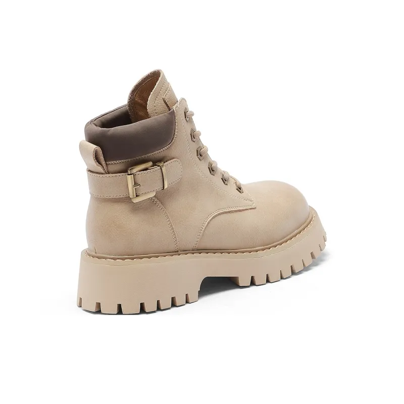 SMILEY Martin Boots Women's Apricot-3