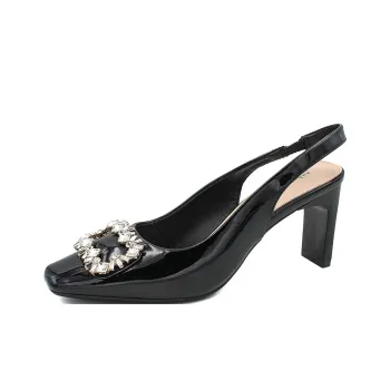 Zubumei Chunky Heel High Heels 7.5cm Women's