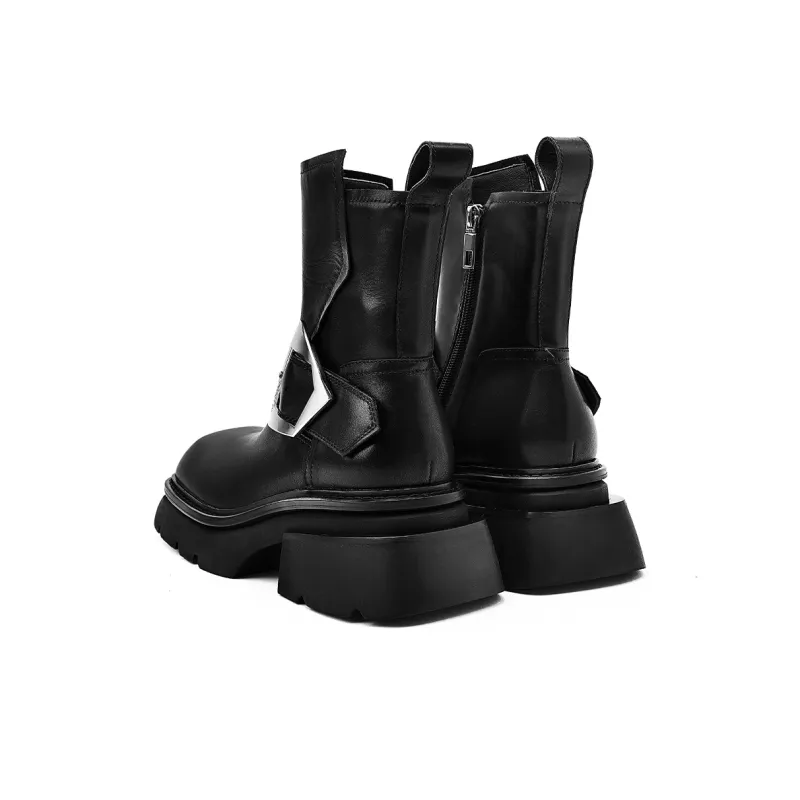 KMD Ankle Boots 7cm Women's Black-2