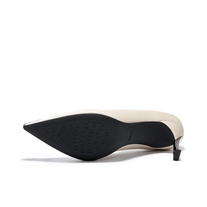 La Chapelle High Heels Women's Black/Beige/Green-14