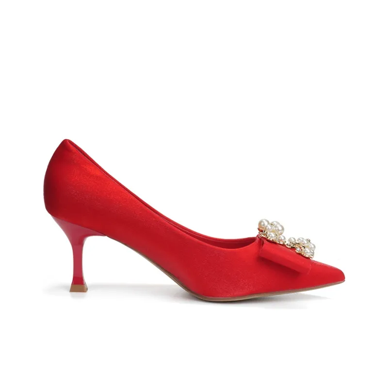 OMS High Heels Women's Red-1