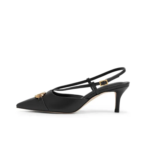 CHARLES&KEITH Slim Heel High Heels 6.1cm Women's Black