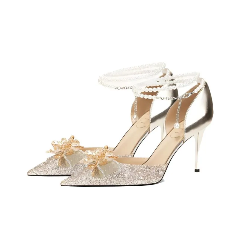 Zubumei Slim Heel High Heels 8CM Women's-6