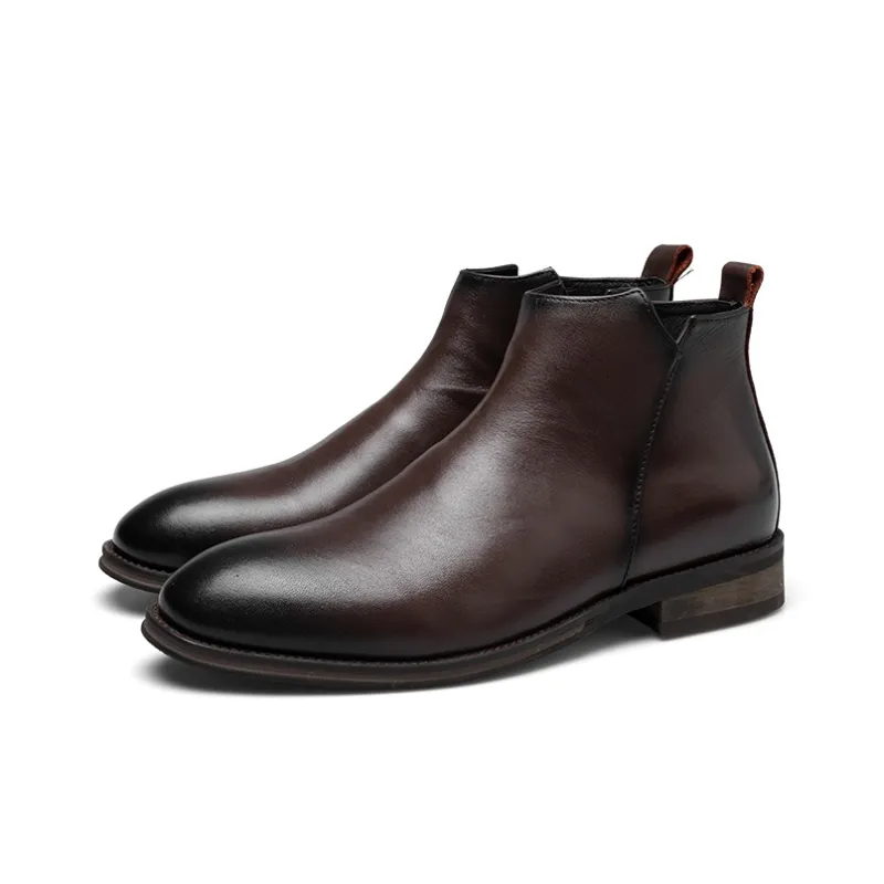 PARDASAUL Ankle Boots Men Black/Brown-14