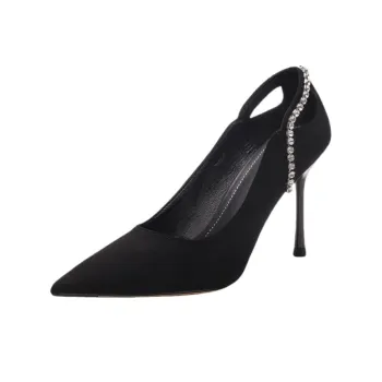 Luji Slim Heel High Heels Women's Black