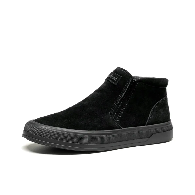 LEAVELAND Ankle Boots Men Black/Khaki-1