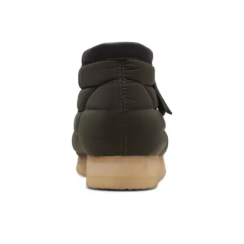 Clarks Originals Wallabee Boot Khaki Quilted-3