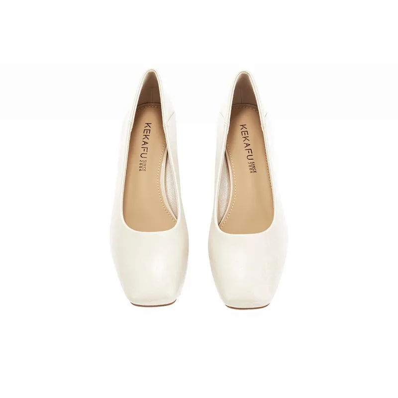 KEKAFU Chunky Heel High Heels 4.1cm Women's-3