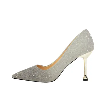 QITUMAUL Slim Heel High Heels 8.5cm Women's