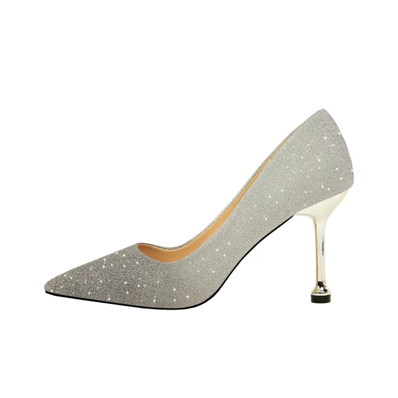 QITUMAUL Slim Heel High Heels 8.5cm Women's-0