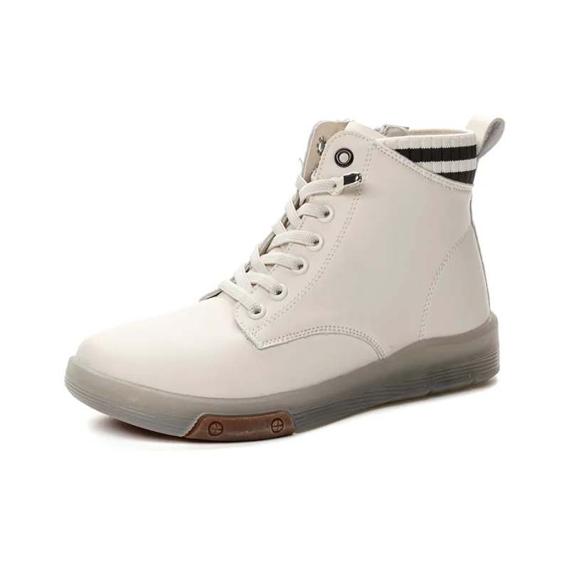JNLVWA Ankle Boots Women's Beige Black/Beige Gray-0