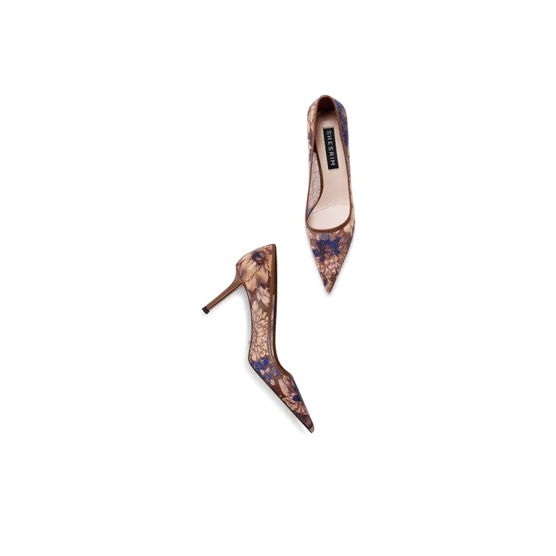 Shesrim Slim Heel High Heels 7.5cm Women's-10