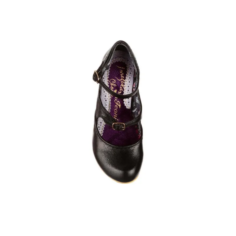 IRREGULAR CHOICE Keep It Classy Chunky Heel High Heels 6.5cm Women's Black-4