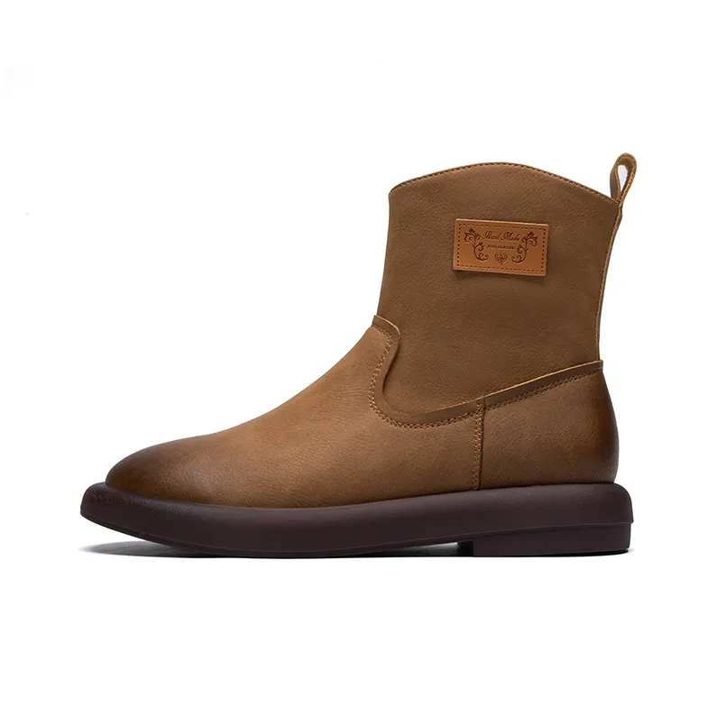 ZHR Ankle Boots Women's Black/Camel-19