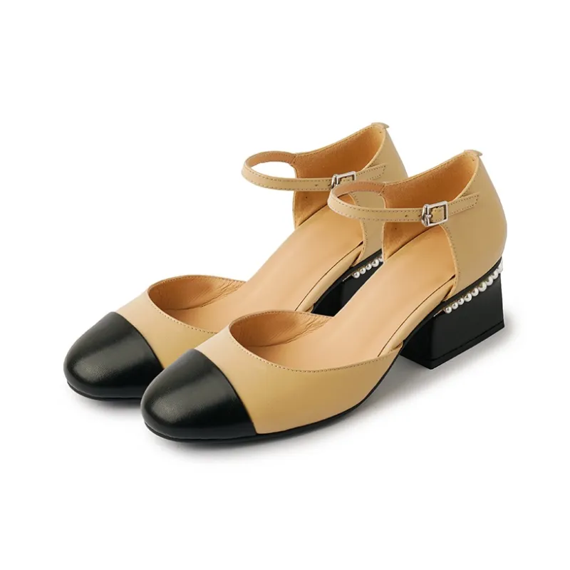 Naiyee Block Heel High Heels 5cm Women's-8