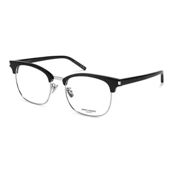 SAINT LAURENT Plate Frame Square Eyeglass Frames Unisex