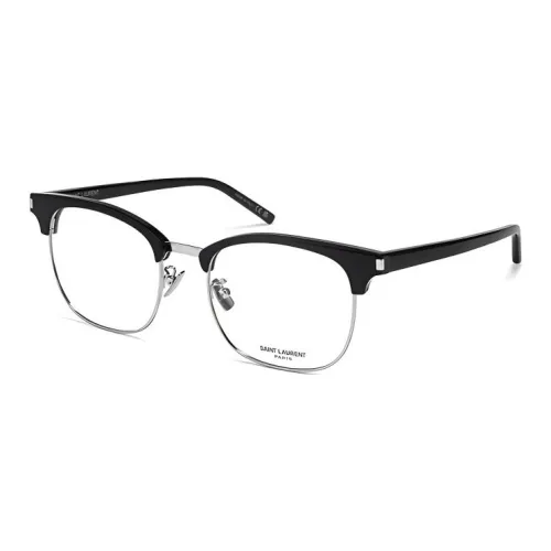 SAINT LAURENT Plate Frame Square Eyeglass Frames Unisex