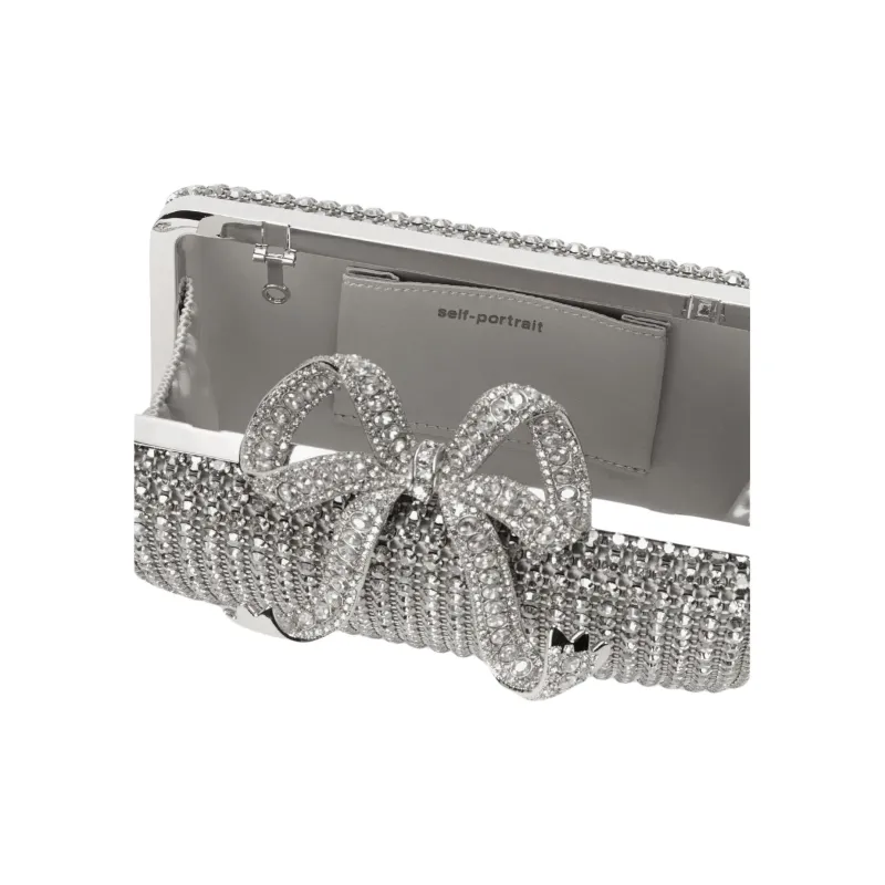 Self portrait Embellished Box Clutch Bag-3