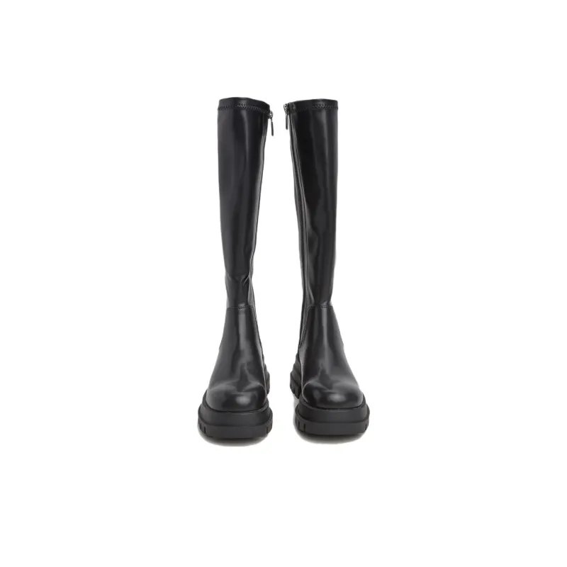 URBAN REVIVO Knee-high Boots Women's Jet Black-2