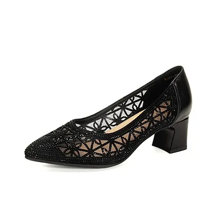 LESELE Chunky Heel High Heels 5cm Women's-9
