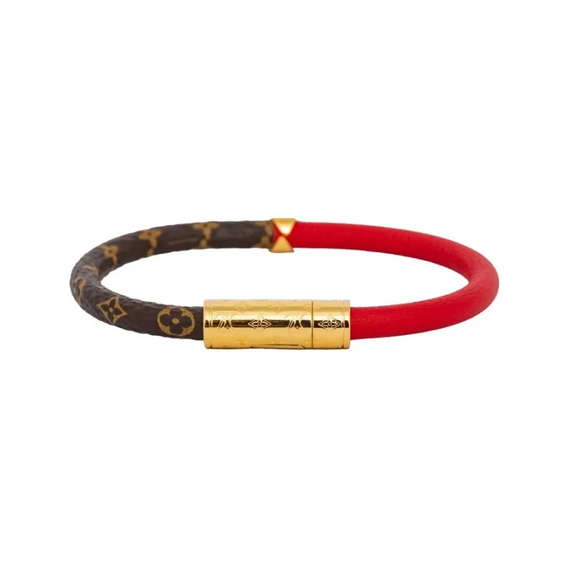 LOUIS VUITTON 2020 Monogram Lv Confidential Costume Bracelet-1
