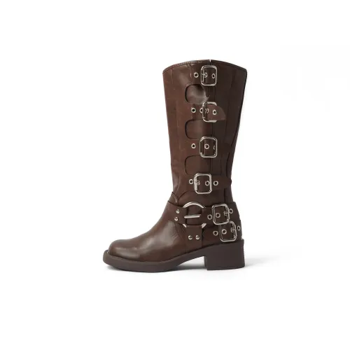 4S4 Cavalier Boots Knee-high Boots Women's Brown