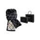 Black Houndstooth Box
