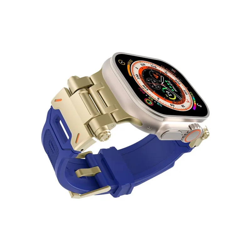 ZHENGGUANG Watch Band Apple Compatibility 41mm Silicone Material-28
