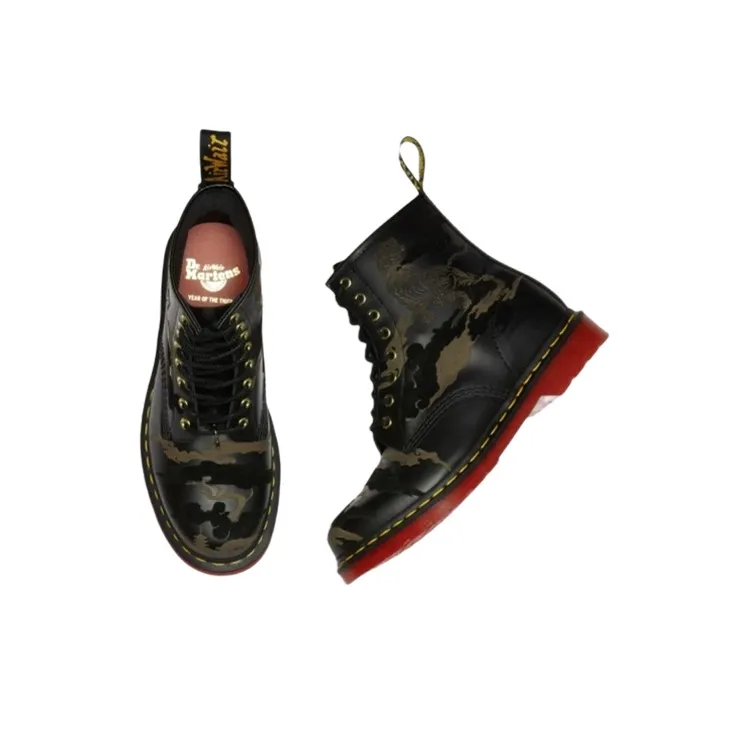 Dr.Martens Unisex 1460 Yott Martin Boots Black-3