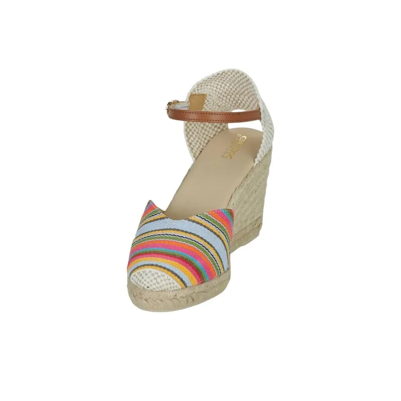 GEOX Chunky Heel High Heels Women's Beige-2