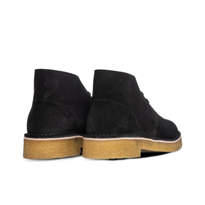 Clarks Originals Desert Boot 221 Black Suede-2