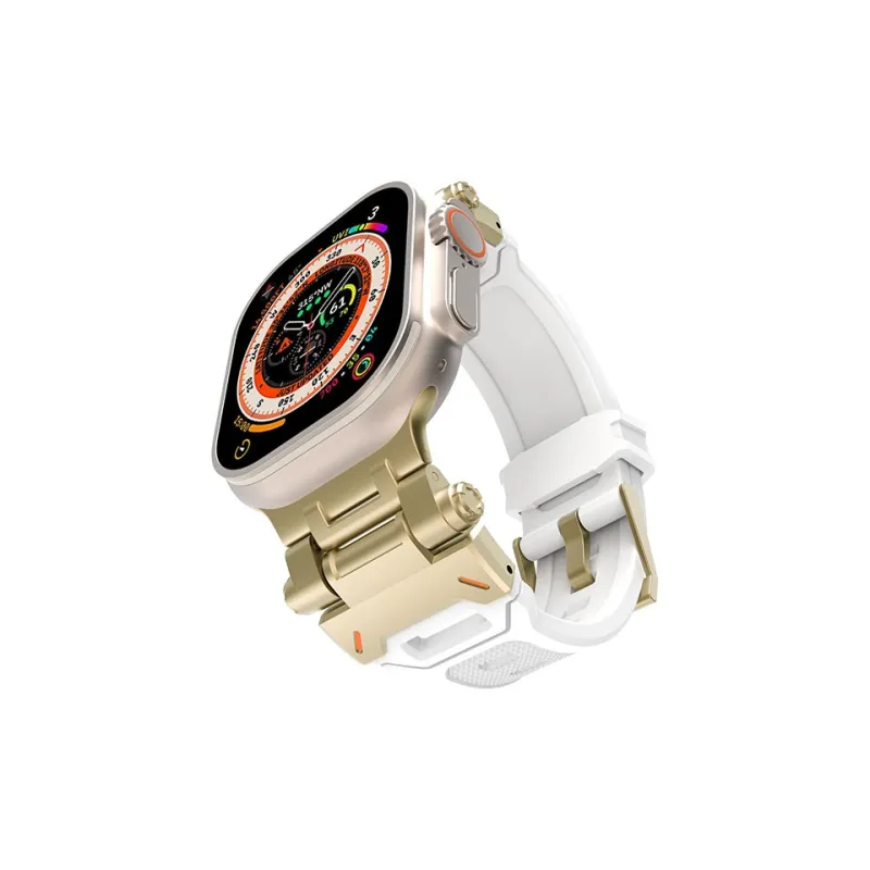 ZHENGGUANG Watch Band Apple Compatibility 41mm Silicone Material-39