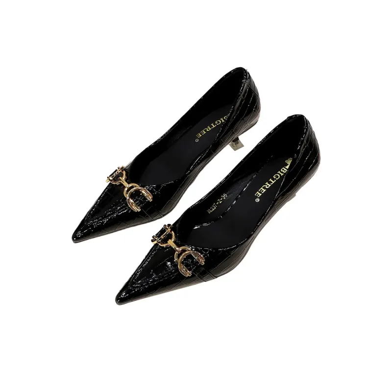 QITUMAUL Slim Heel High Heels 4.5cm Women's-2