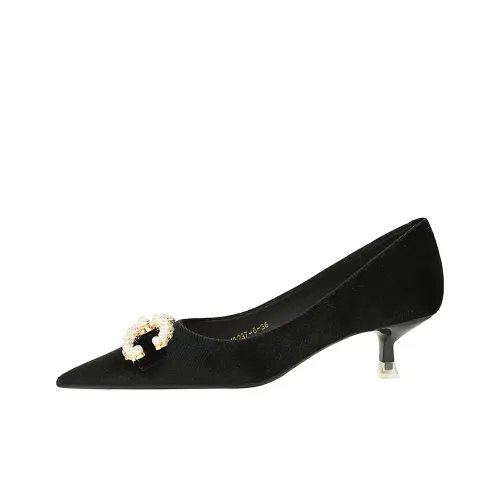 QITUMAUL Slim Heel High Heels Women's
