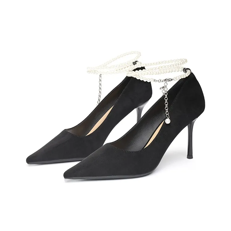 Ainer-cat Slim Heel High Heels 8cm Women's-17