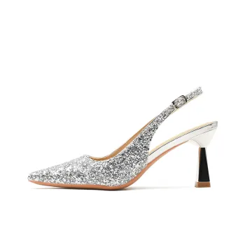 Ainer cat Chunky Heel High Heels 7.5cm Women's