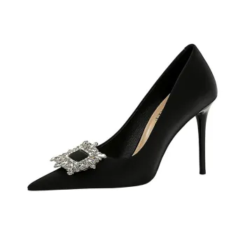 BIGTREE Slim Heel High Heels 10cm Women's