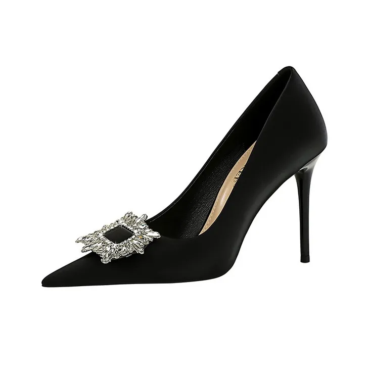 BIGTREE Slim Heel High Heels 10cm Women's-0