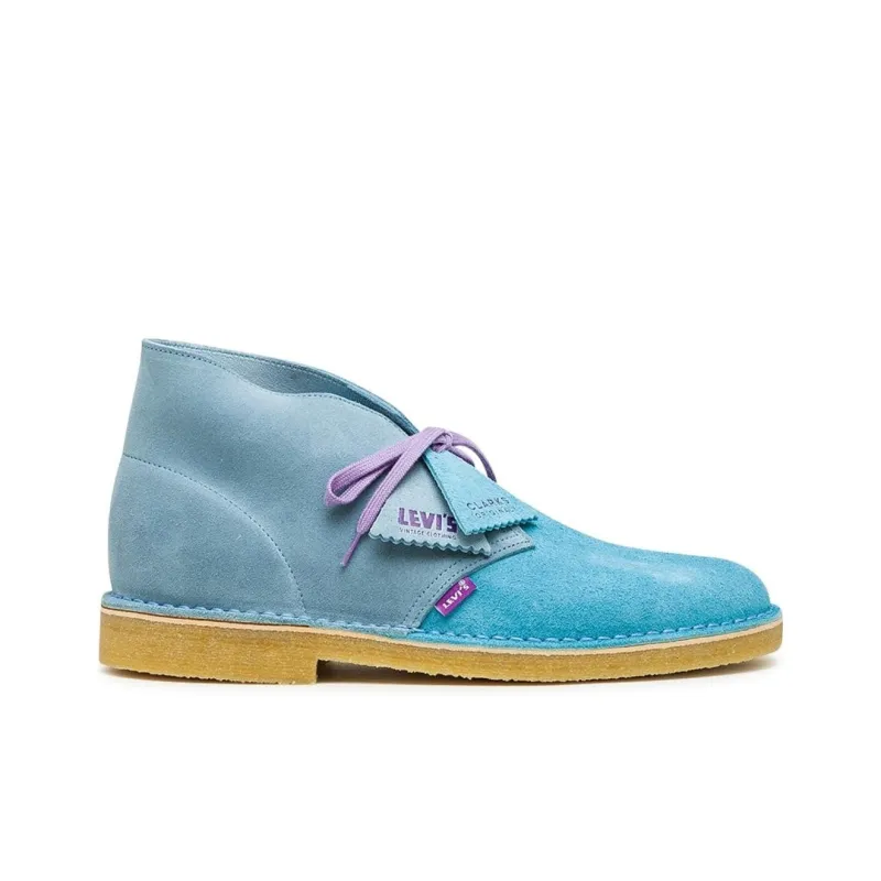 Clarks X Levi's Vintage Clothing Desert Boots 'Blue'-1
