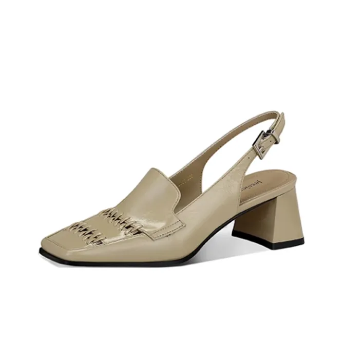 JESSICA SOPHIA Chunky Heel High Heels 4cm Women's-0