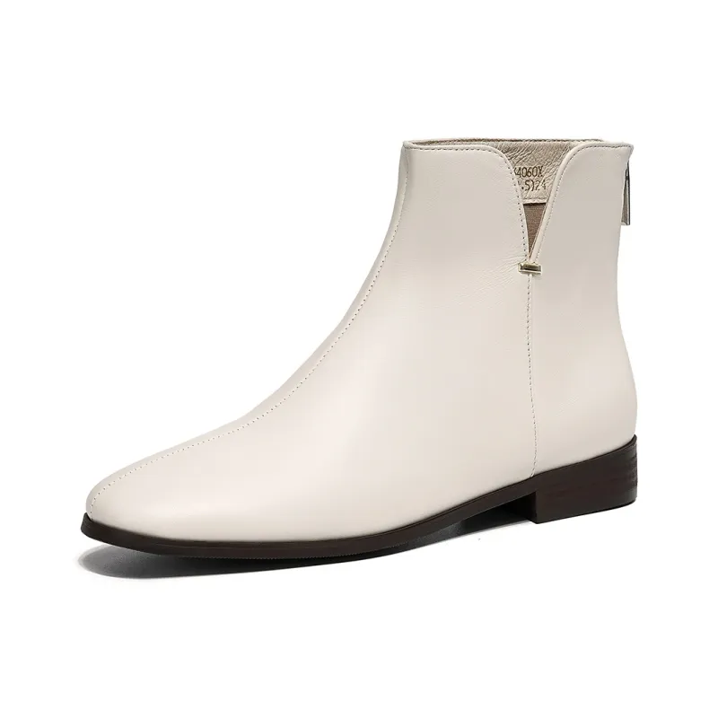 EBLAN Ankle Boots Women's White-1
